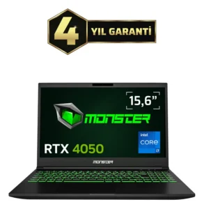 Monster Abra A5 Intel Core I7 13620h Ram 1 Tb Ssd 6 GB Rtx 4050 Windows 11 15,6″ Fhd 165 Hz Oyun Bilgisayarı