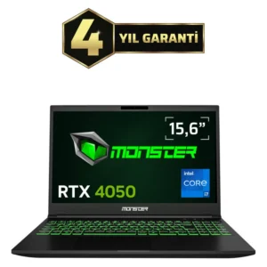 Monster Abra A5 Intel Core I7 13620h Ram 1 Tb Ssd 6 GB Rtx 4050 Windows 11 15,6" Fhd 165 Hz Oyun Bilgisayarı